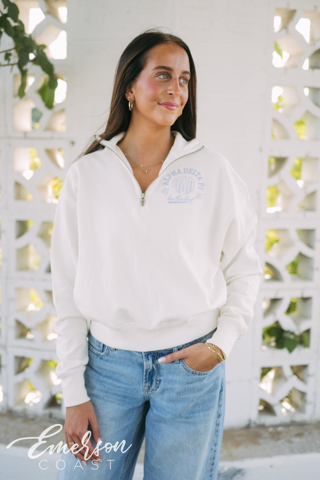 Alpha Delta Pi PR Quarter Zip