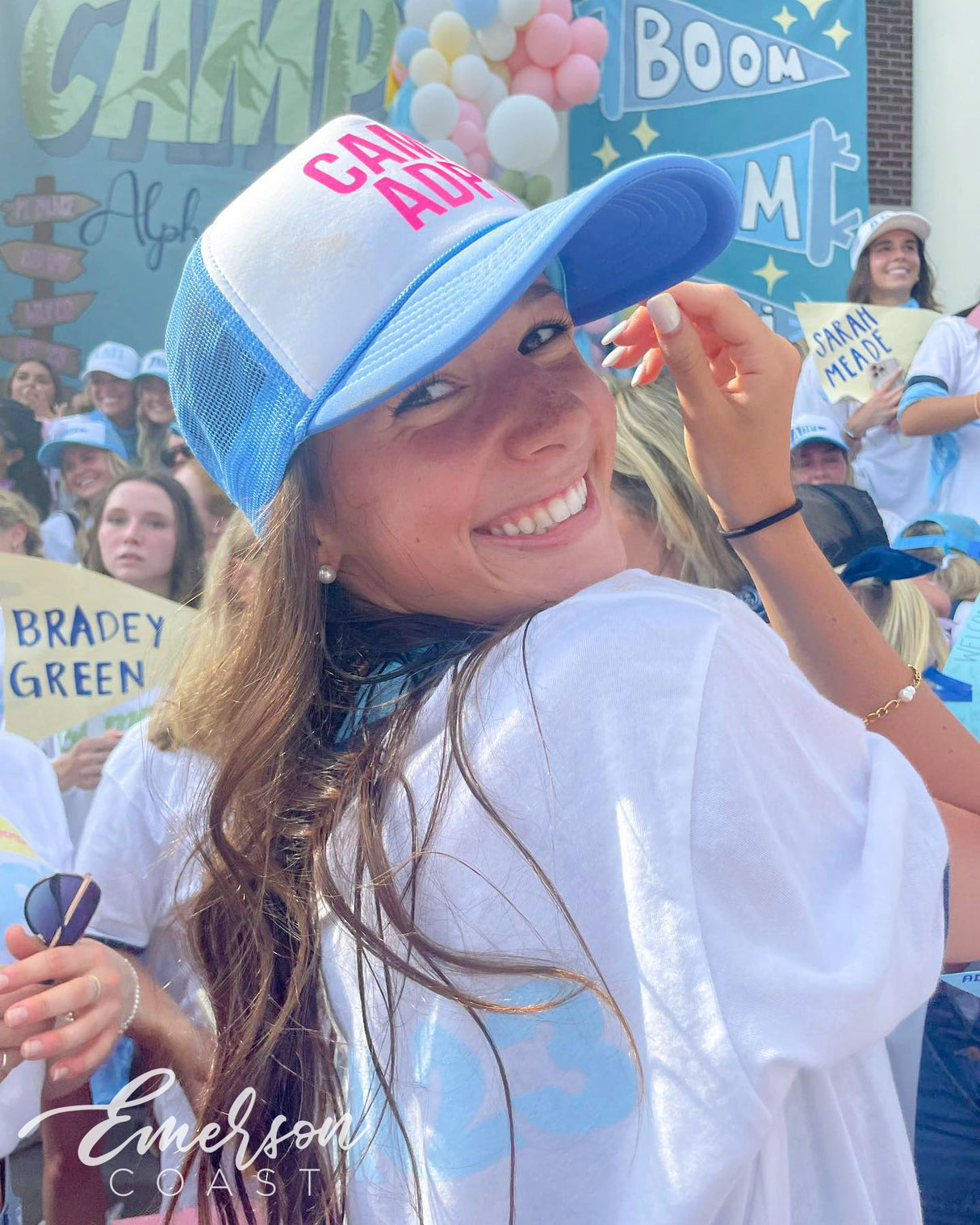 Camp ADPi Bid Day Ringer Tee
