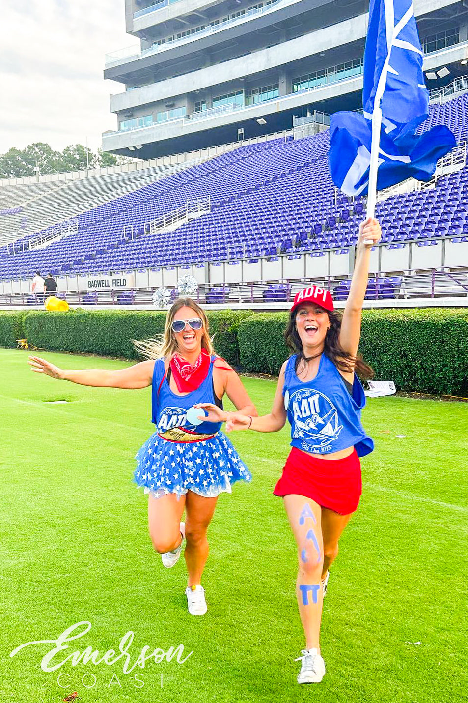 ADPi Fly First and Finest Bid Day Tank