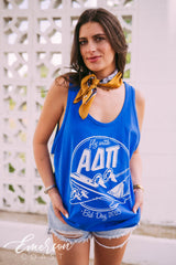 ADPi Fly First and Finest Bid Day Tank