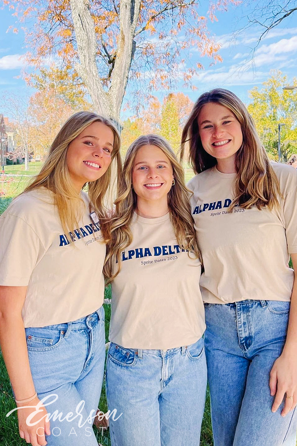 Alpha Delta Pi Different Ways ADPi Says I Love You Tee