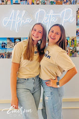 Alpha Delta Pi Different Ways ADPi Says I Love You Tee