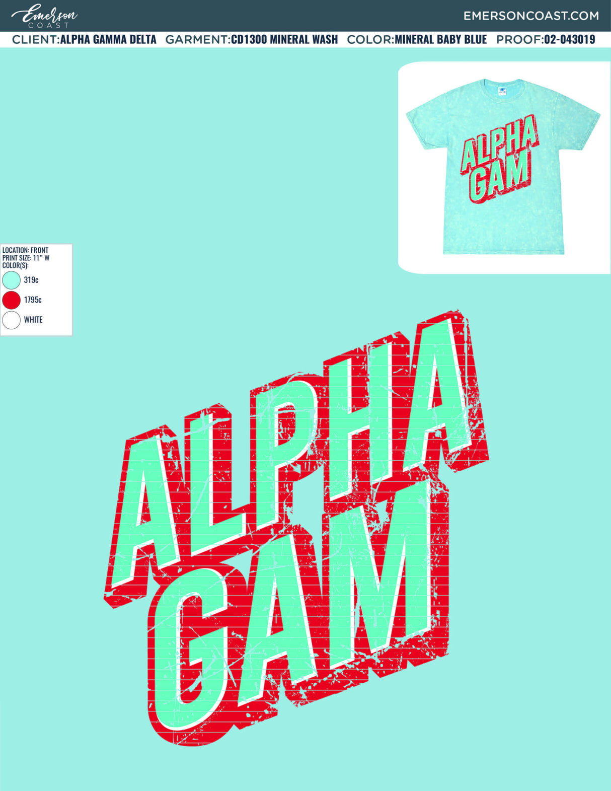 02-043019 Alpha Gamma Delta University of Alabama at Birmingham Retro 2019