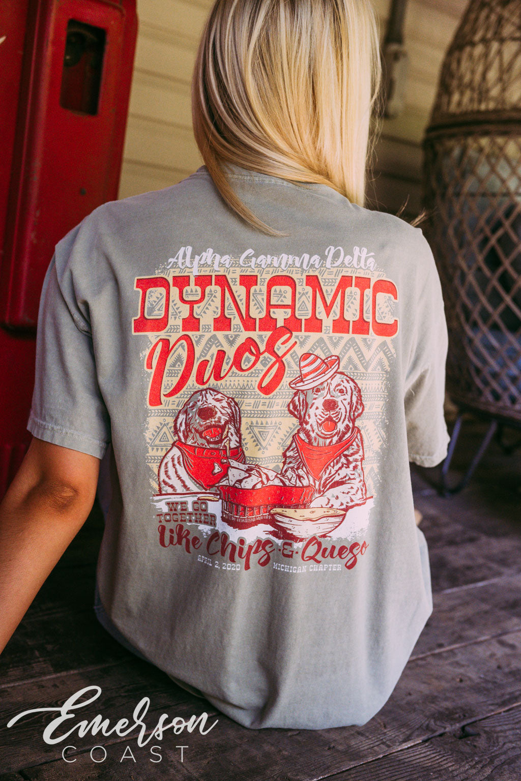 Alpha Gamma Delta Dynamic Duos Tshirt