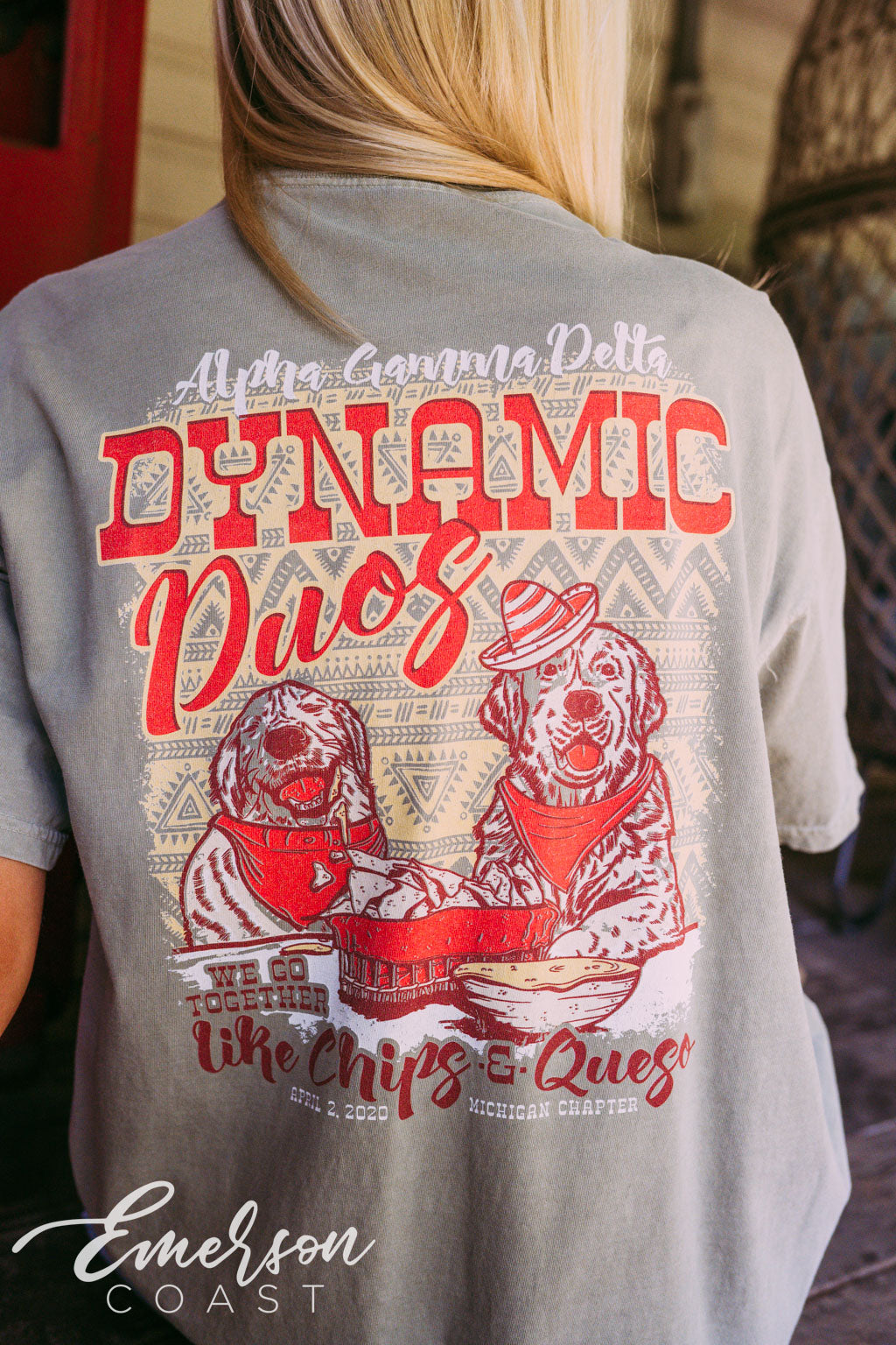 Alpha Gamma Delta Dynamic Duos Tshirt