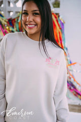 Alpha Gamma Delta Hearts Crewneck