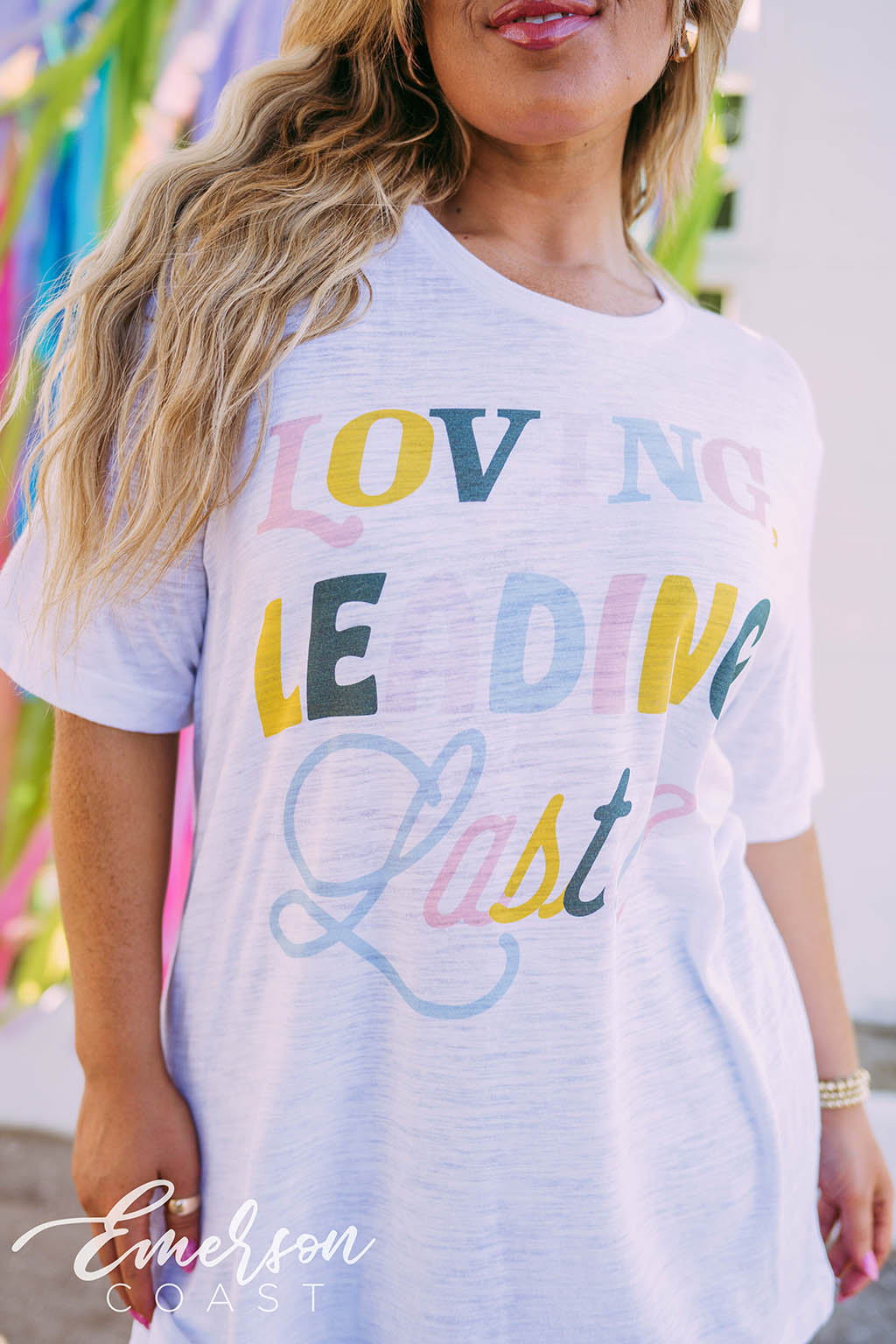 Alpha Gamma Delta Loving Leading Lasting Tshirt