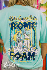 Alpha Gamma Delta Rome in the Foam Pocket Tee
