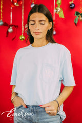 Alpha Gamma Delta Snowball Weekend Pocket Tee