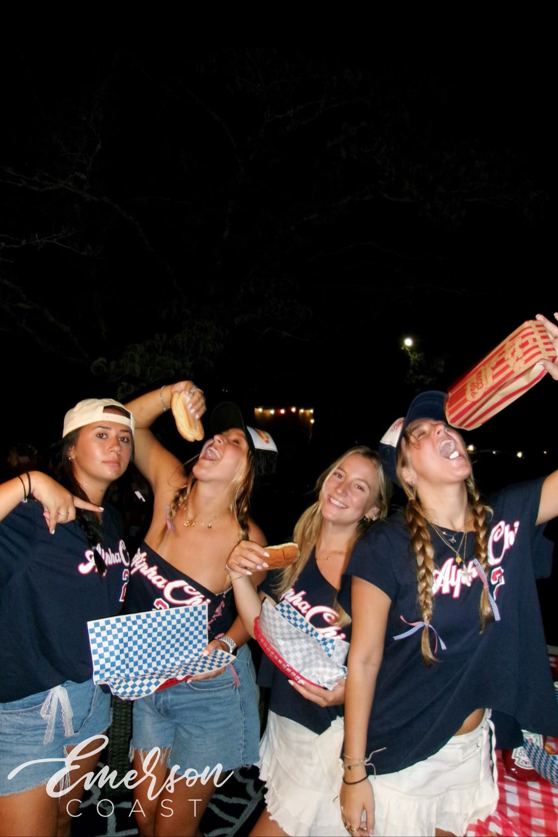 Alpha Chi Omega Welcome To The Big Leagues Bid Day Tee