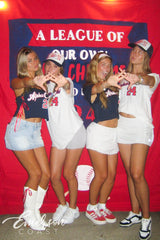 Alpha Chi Omega Welcome To The Big Leagues Bid Day Tee