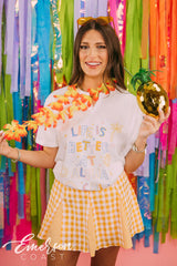 Alpha Chi Omega Paradise Bid Day Notch Tee