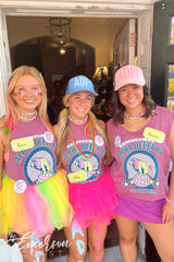 Alpha Delta Pi East Carolina University Admit One Ticket Bid Day Tee