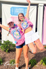 Alpha Delta Pi East Carolina University Admit One Ticket Bid Day Tee