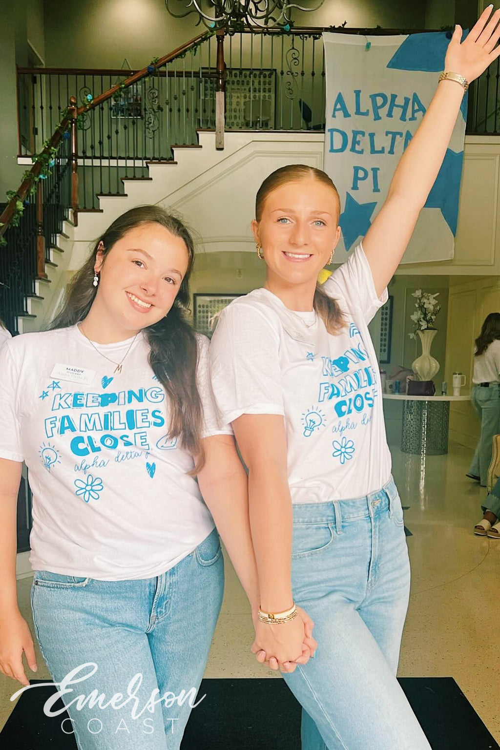 Alpha Delta Pi Missouri State University Keeping Families Close Philanthropy Tee