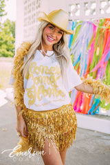 Alpha Gam Honey Comb Home Notch Tee