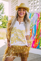 Alpha Gam Honey Comb Home Notch Tee