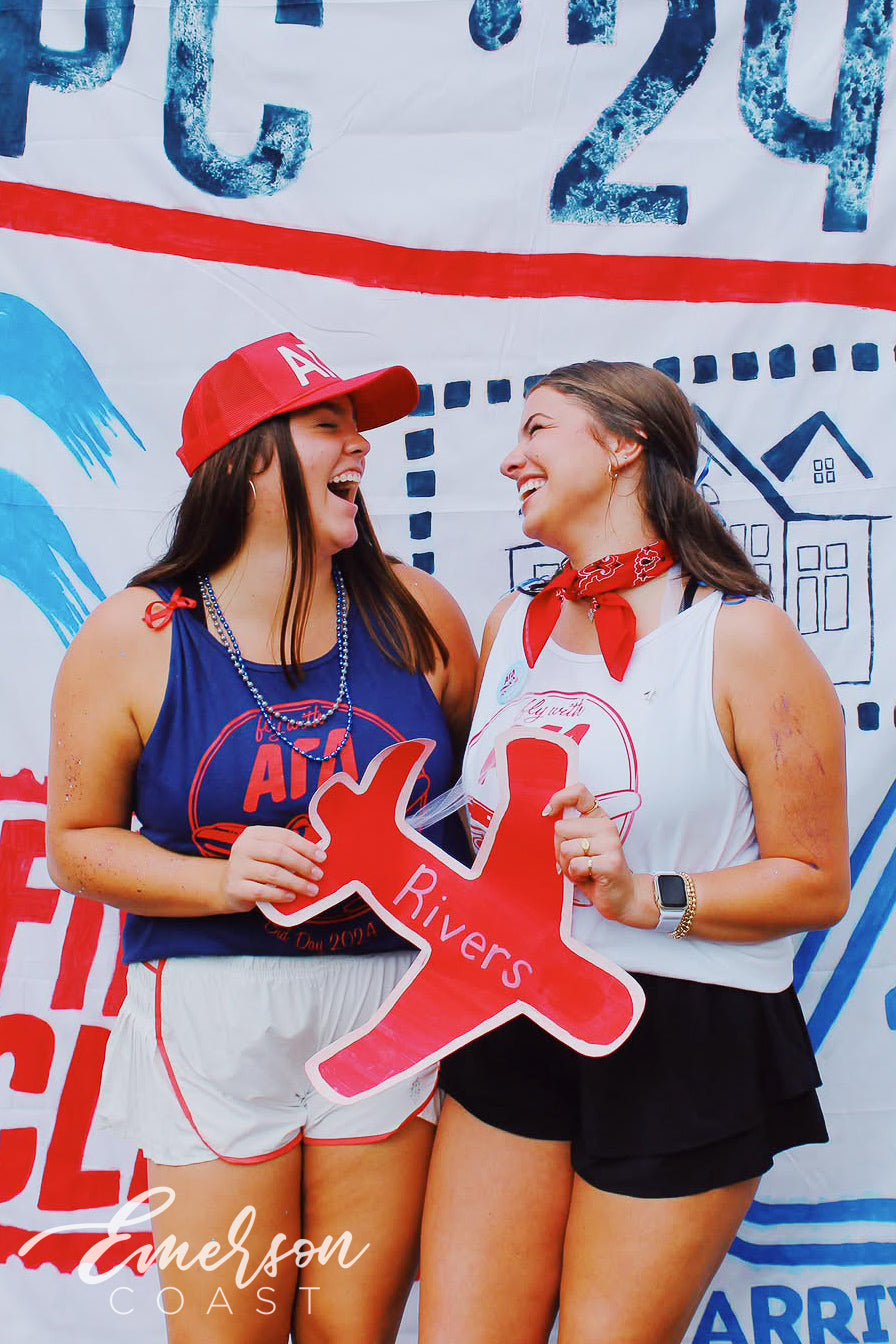 Alpha Gamma Delta Georgia College and State University Fly With AGD Bid Day Tank