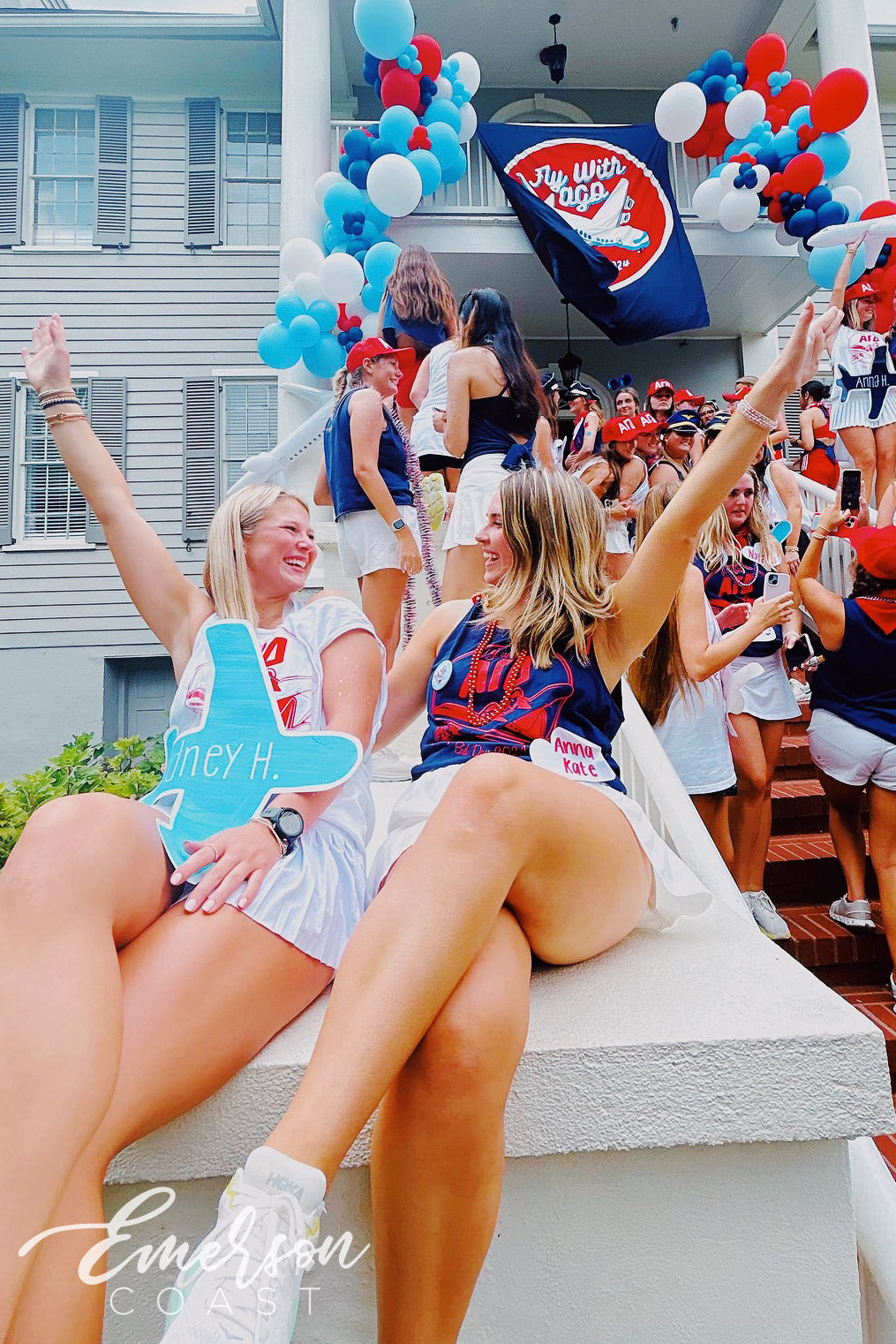 Alpha Gamma Delta Georgia College and State University Fly With AGD Bid Day Tank