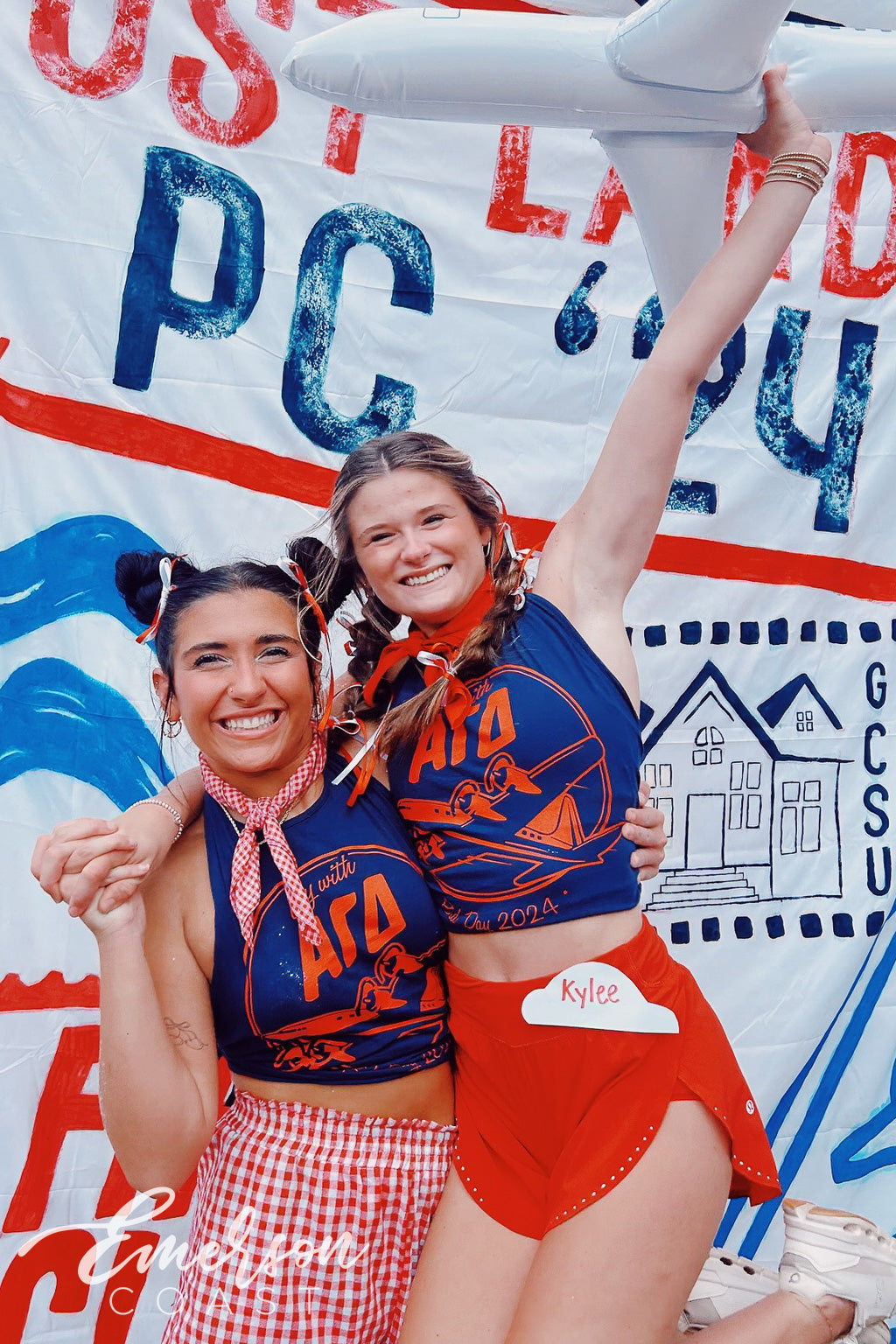 Alpha Gamma Delta Georgia College and State University Fly With AGD Bid Day Tank