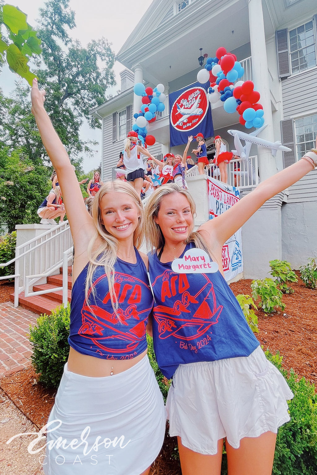 Alpha Gamma Delta Georgia College and State University Fly With AGD Bid Day Tank