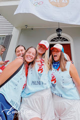 Alpha Gamma Delta Georgia College and State University Going For Gold Polish Week Tank