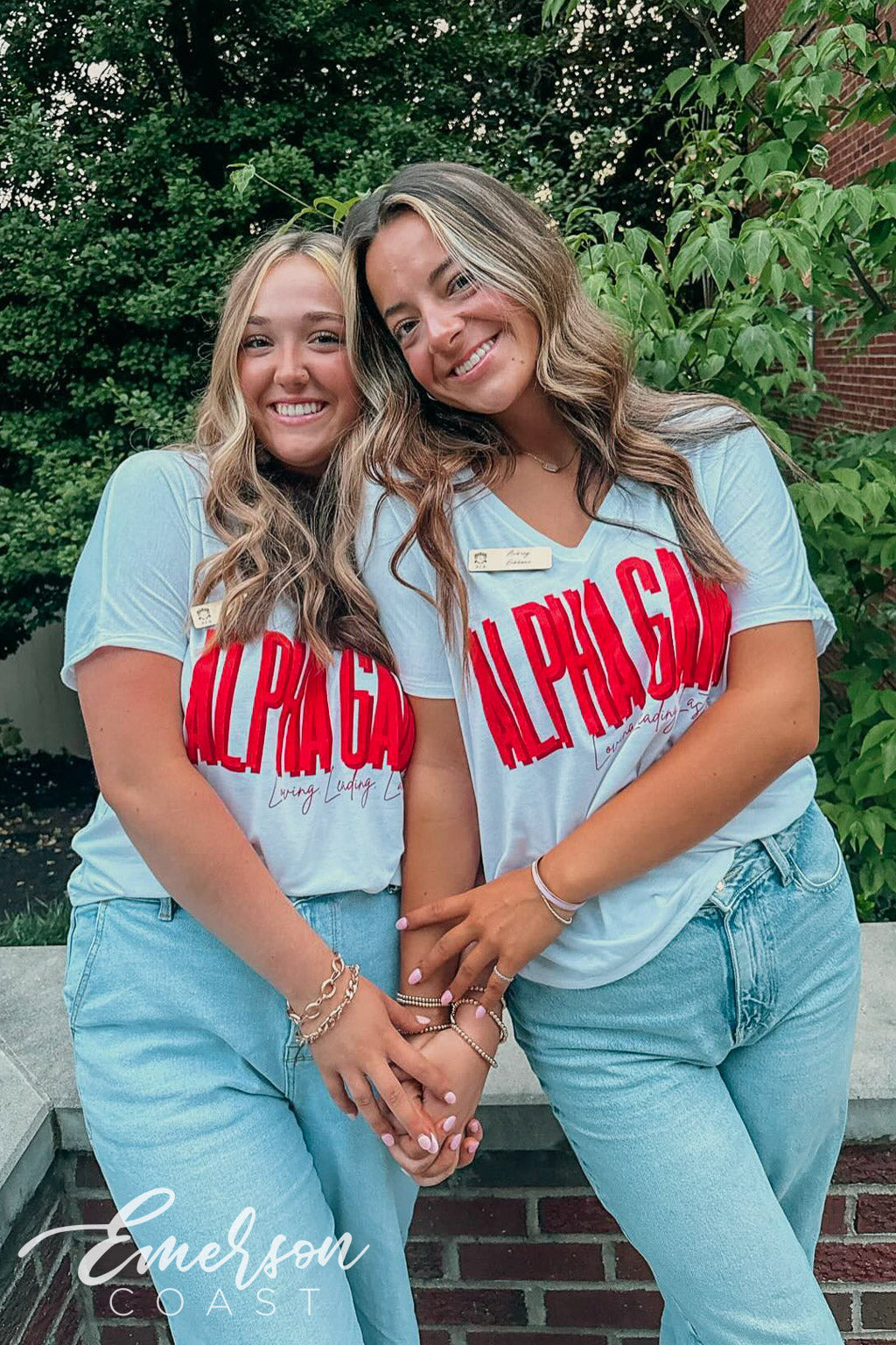 Alpha Gamma Delta University of Kentucky Recruitment Slouchy Vneck Tee