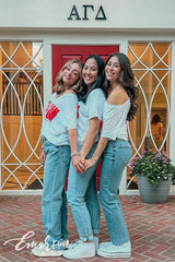 Alpha Gamma Delta University of Kentucky Recruitment Slouchy Vneck Tee