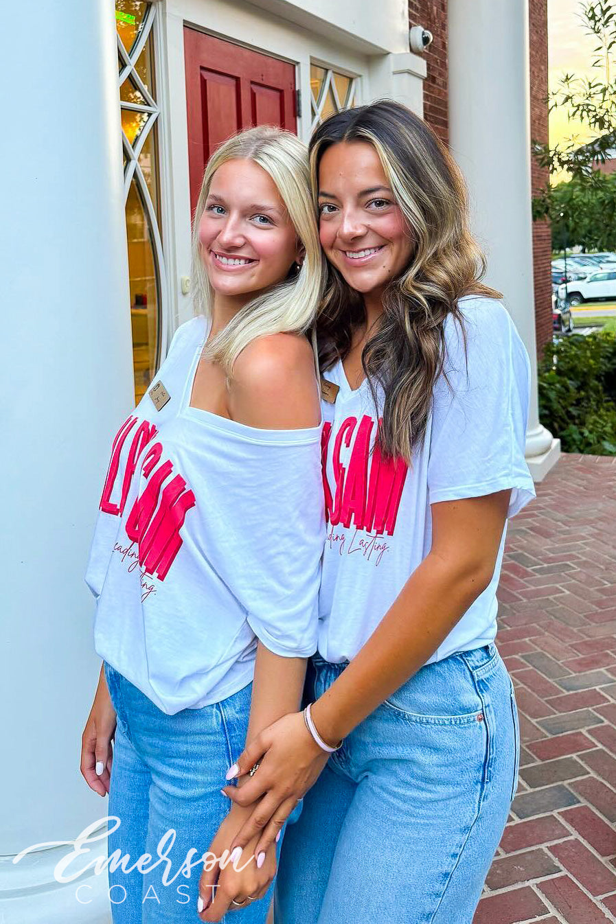 Alpha Gamma Delta University of Kentucky Recruitment Slouchy Vneck Tee