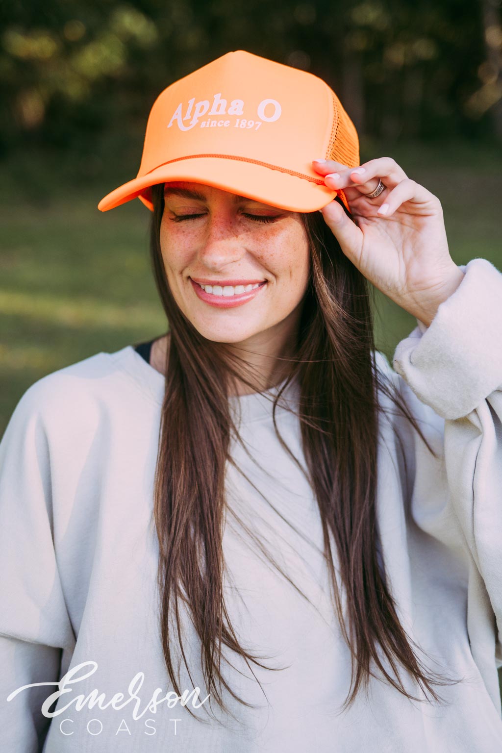 Alpha O Orange Established Hat
