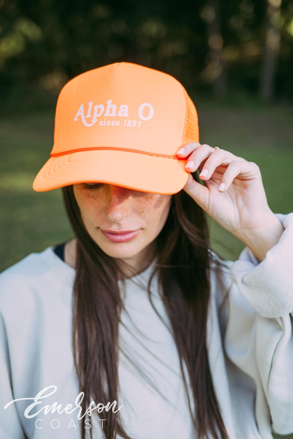 Alpha O Orange Established Hat