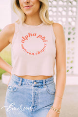 Alpha Phi PR Colorblock Tank