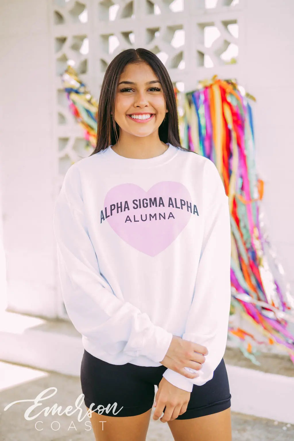 Alpha Sigma Alpha Alumna Heart Sweatshirt