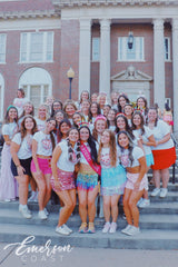 Alpha Sigma Alpha Central Arkansas University Birthday Bid Day Cake Baby Tee