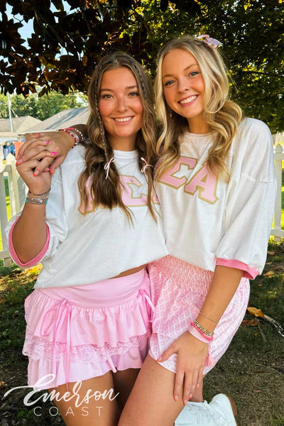 Alpha Sigma Alpha Recruitment and Bid Day Greek Letter Jersey