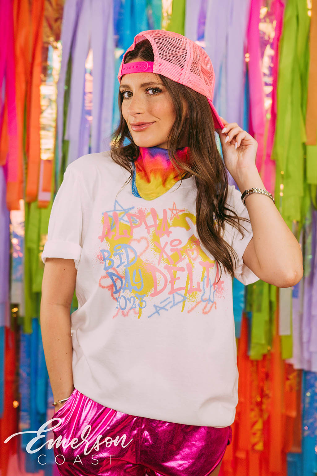 Alpha Xi Delta Graffiti Bid Day Tee
