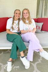 Alpha Gamma Delta Illinois Wesleyan University Colorful Recruitment Tshirt