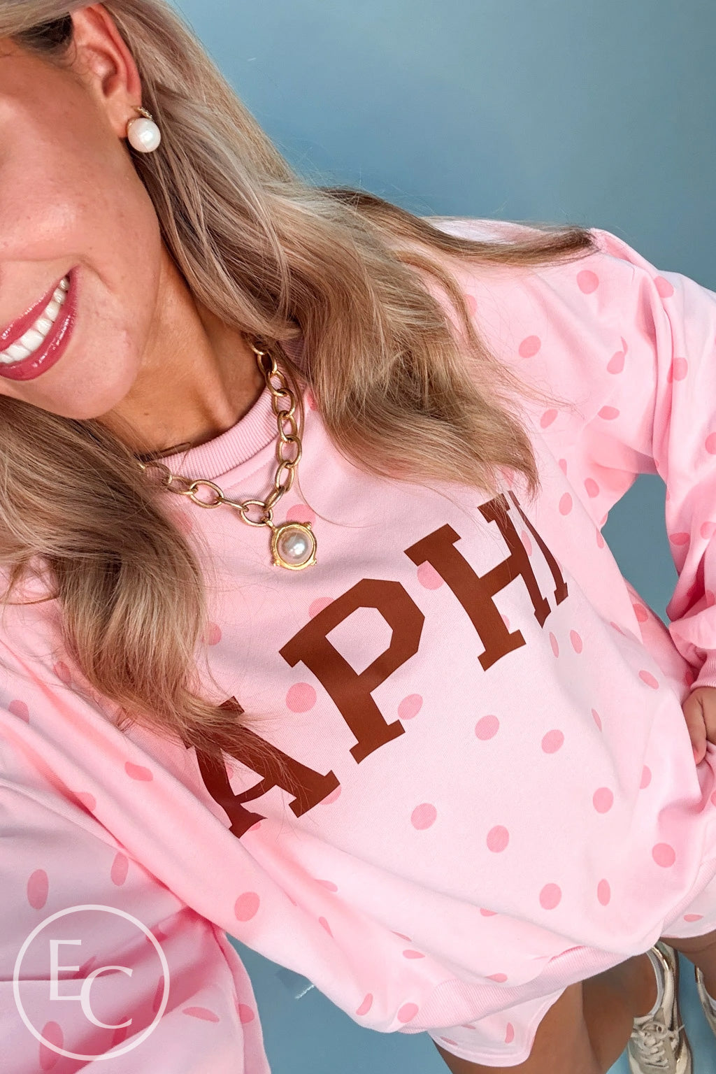 APHI Pink Polka Dot Patch Set