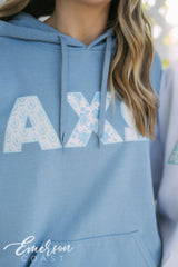 Alpha Chi PR Patchwork Hoodie