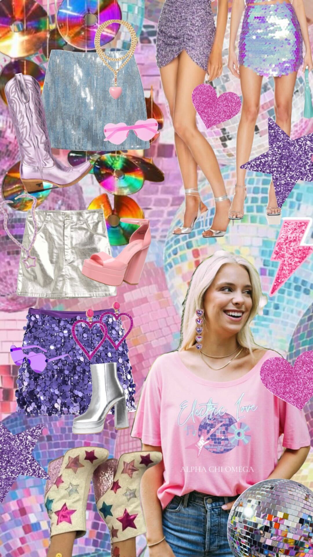 Alpha Chi Electric Love Bid Day Theme Inspo