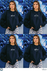 Navy Newport Crewneck