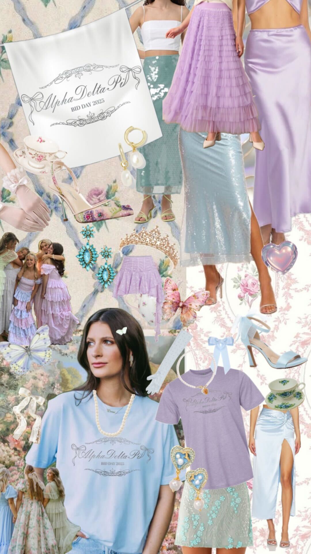 Alpha Delta Pi Fairytale Bid Day Theme Inspo