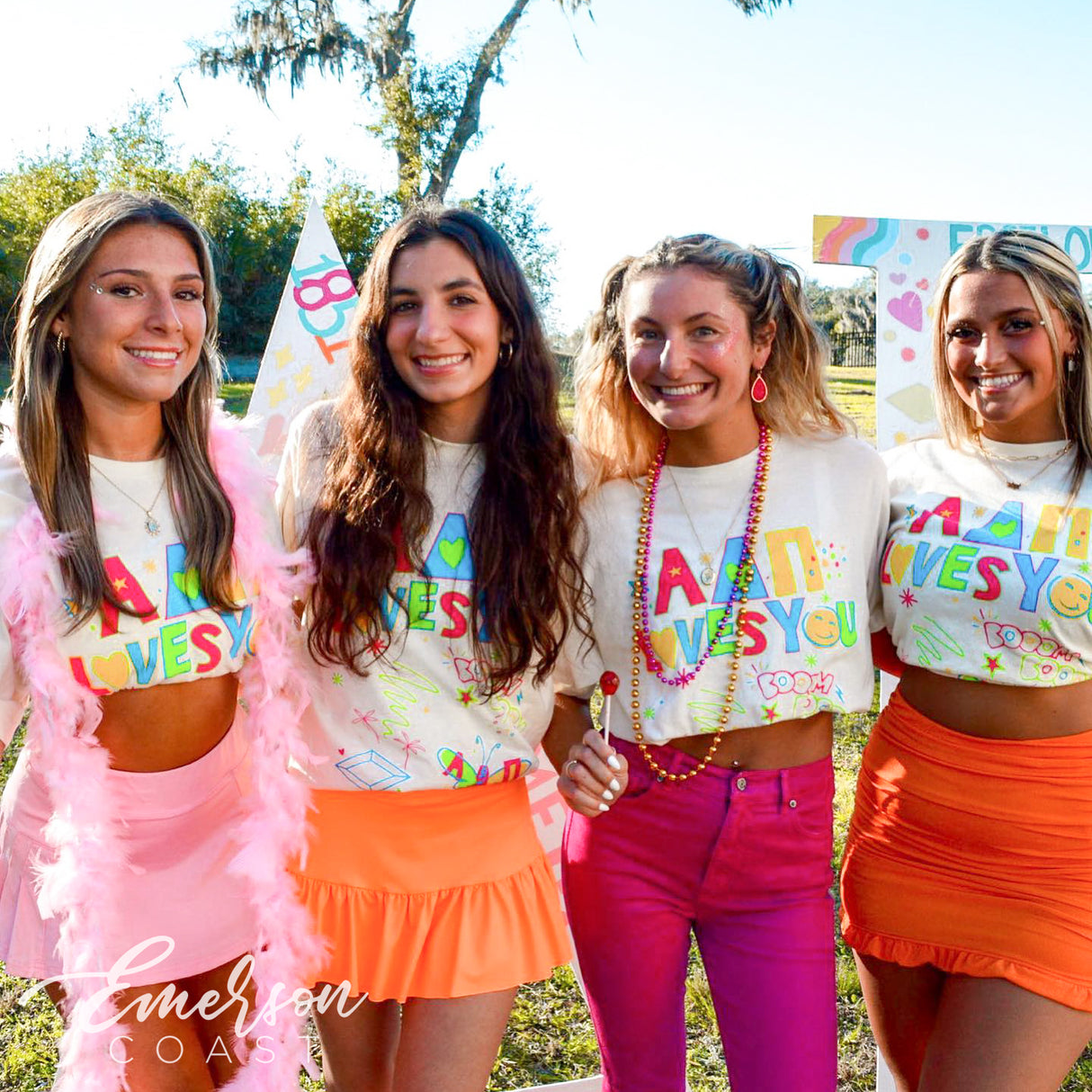 Alpha Delta Pi Loves You Bid Day Tee