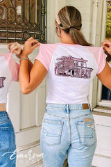 Alpha Gamma Delta Aura Baby Tee
