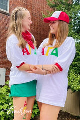 Alpha Gamma Delta Recruitment and Bid Day Greek Letter Jersey