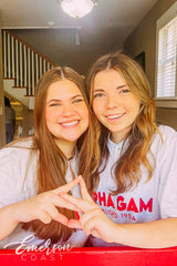 Alpha Gamma Delta PR Classic Henley Tee