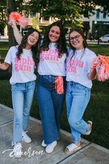 Alpha Gam Pink and Orange Tennessee Tshirt
