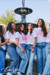 Alpha Gam Pink and Orange Tennessee Tshirt
