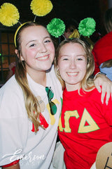Alpha Gamma Delta Red Yellow Green Letters Oversized Jersey