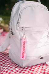 Sorority Embroidered Keychain